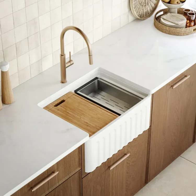 high angle dirty plates cups sink1