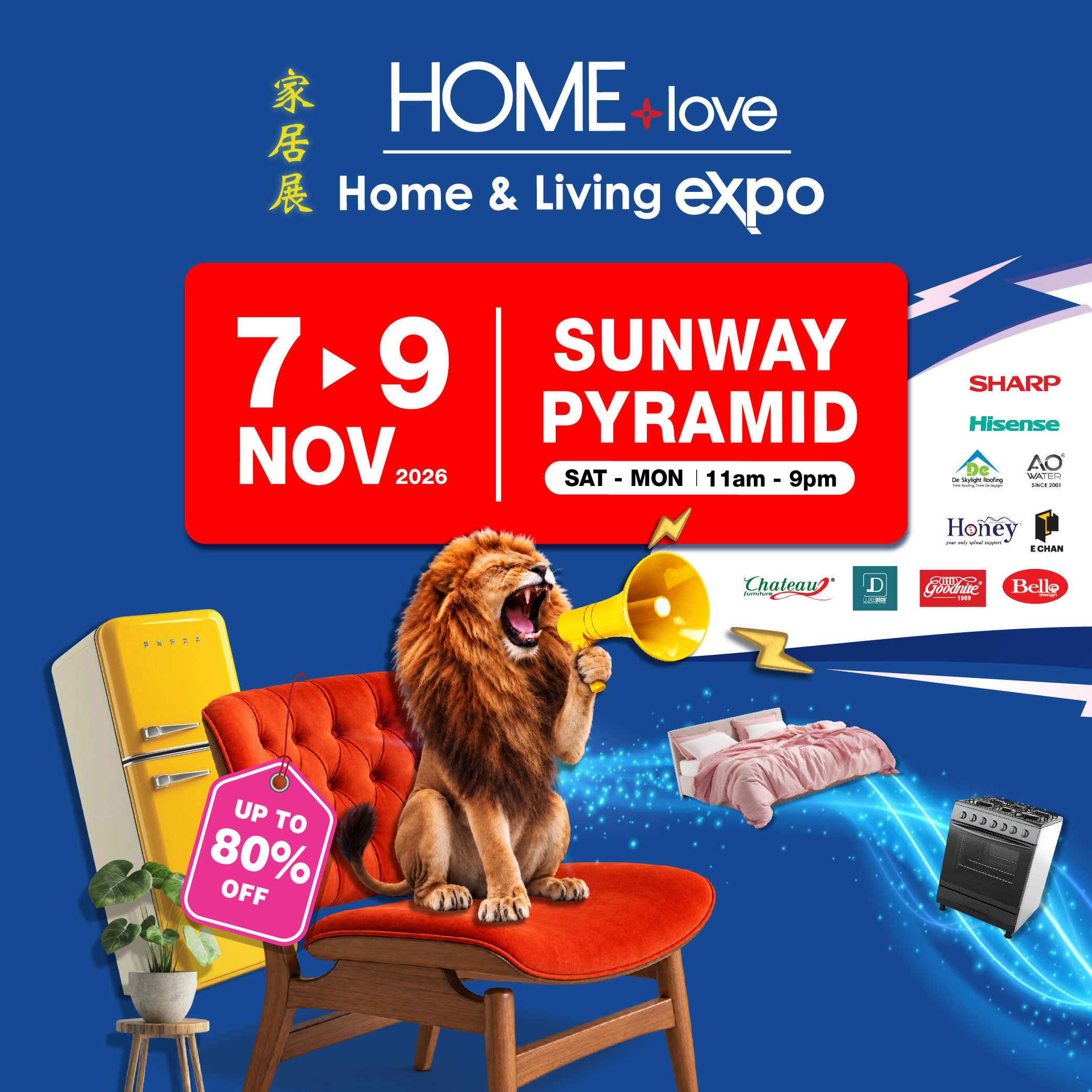 HOMElove Home Expo @ Sunway Pyramid Convention Centre (SPCC), Selangor